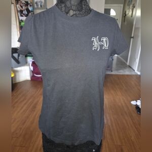 Harley-Davidson Black Short Sleeve Gothic H-D Logo Tee